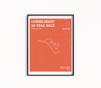 Hybrid Heart 5K & 10K Trail Race Print - Classic