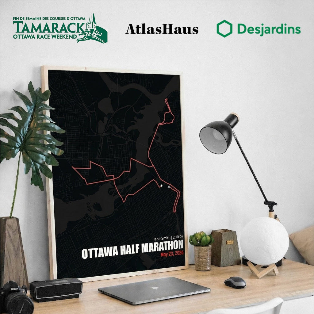 2026 Tamarack Ottawa Race Weekend Commemorative Print - Editorial Dark