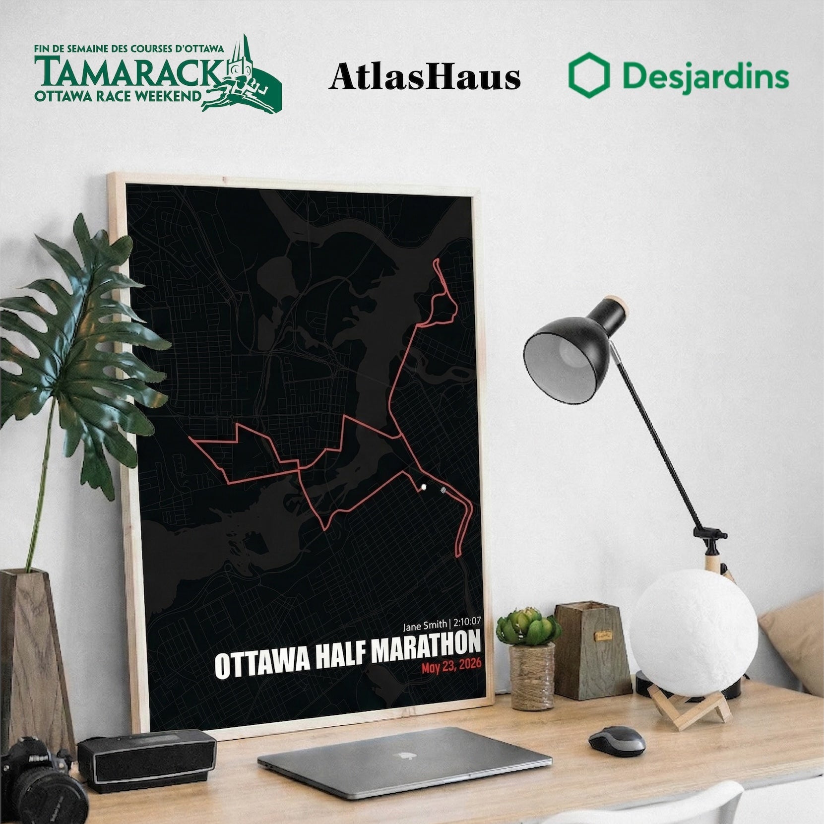2026 Tamarack Ottawa Race Weekend Commemorative Print - Editorial Dark