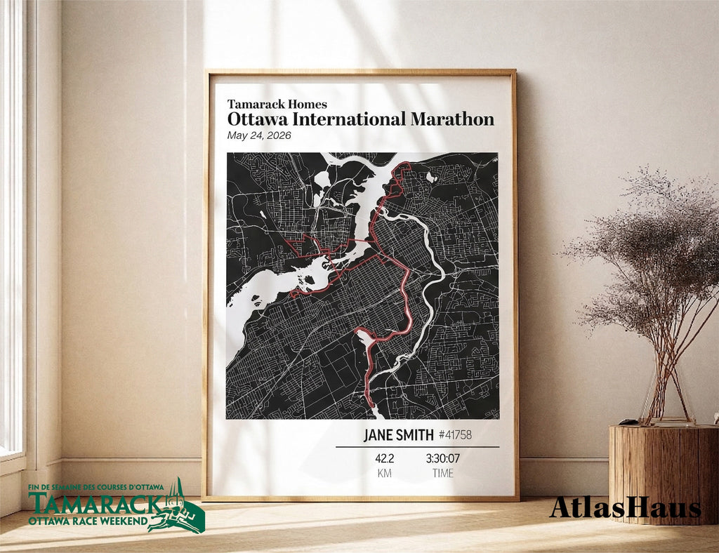 2026 Tamarack Ottawa Race Weekend Commemorative Print - Modern