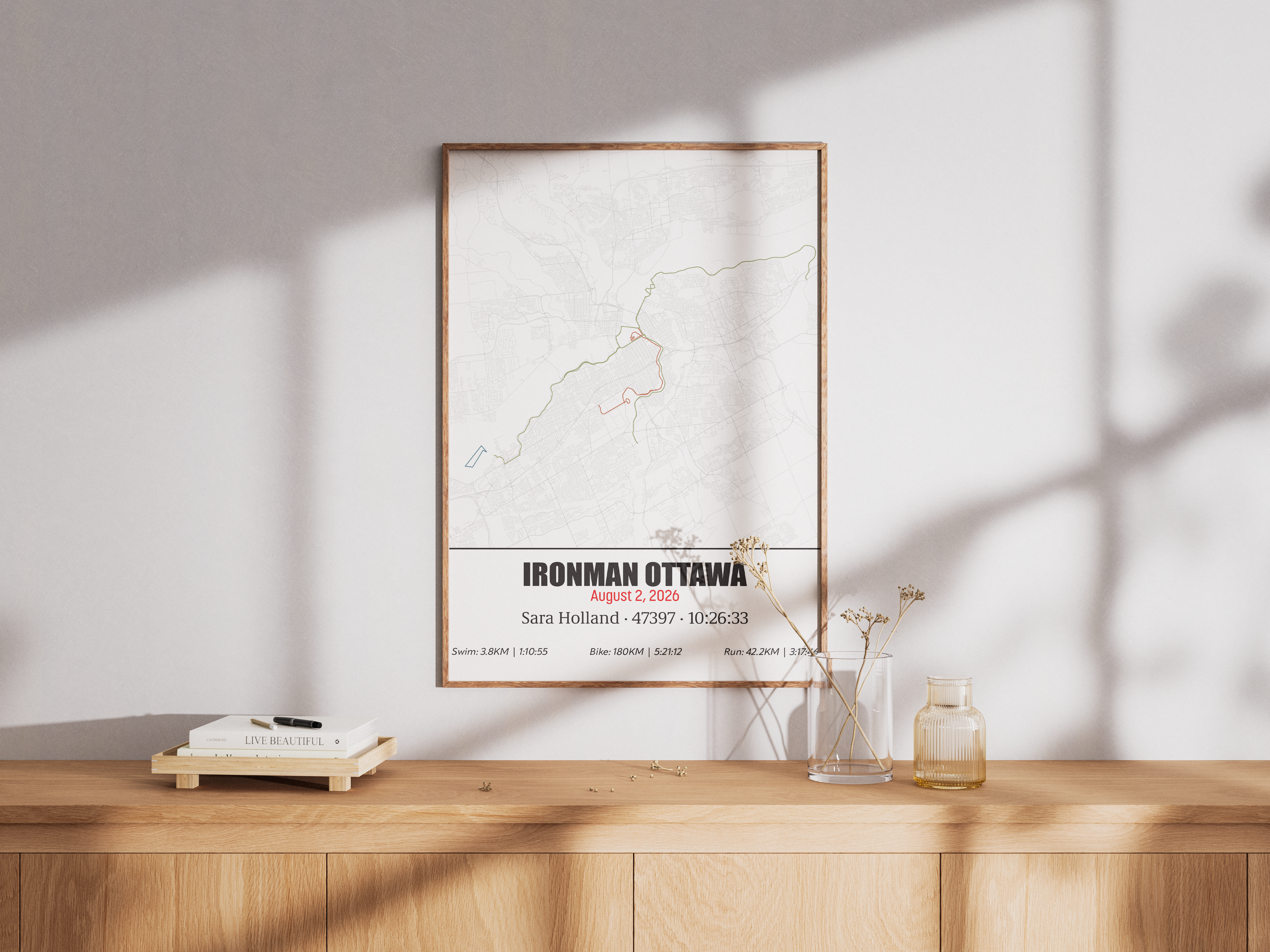 2026 Ottawa Triathlon Commemorative Print - Vintage