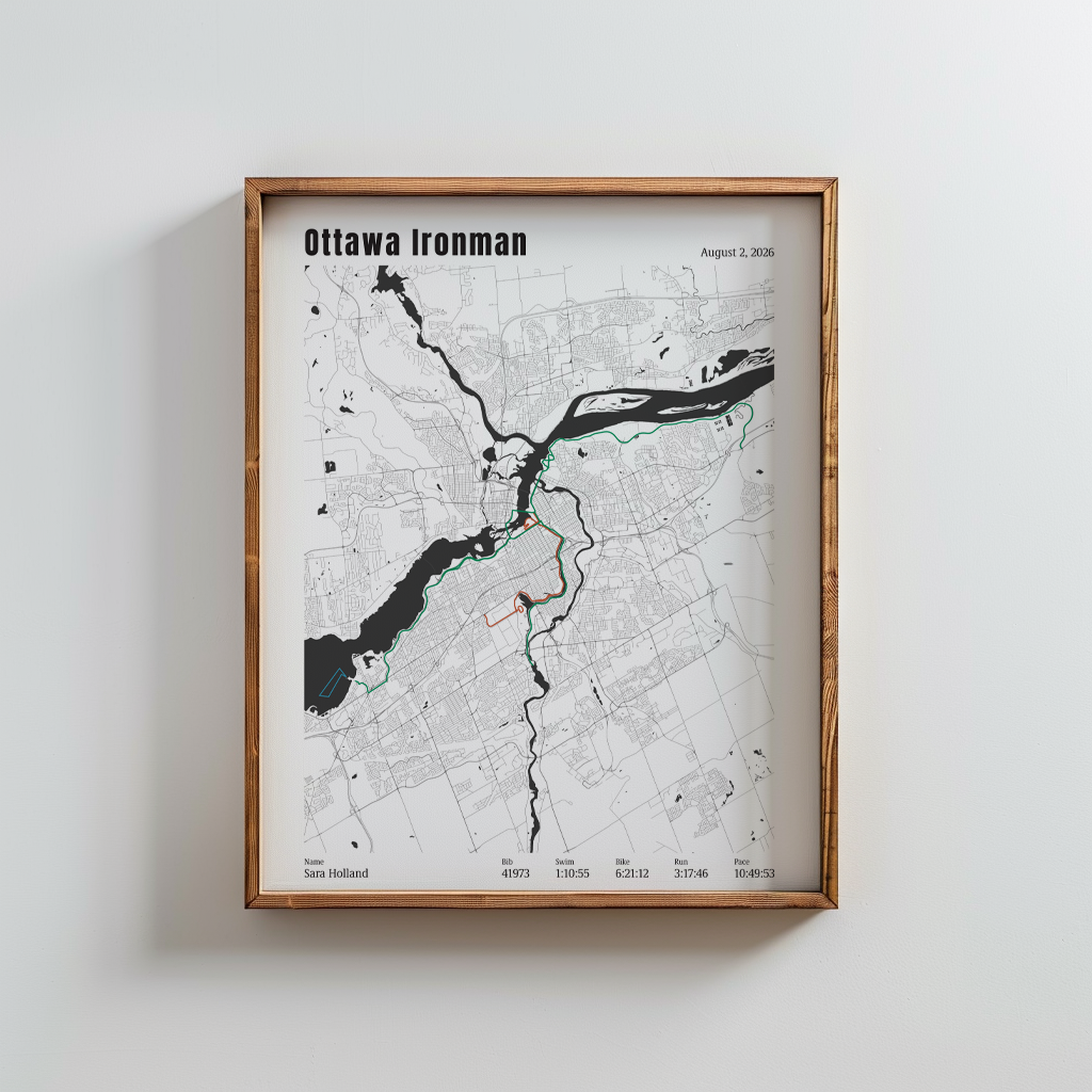 2026 Ottawa Triathlon Commemorative Print - Heritage