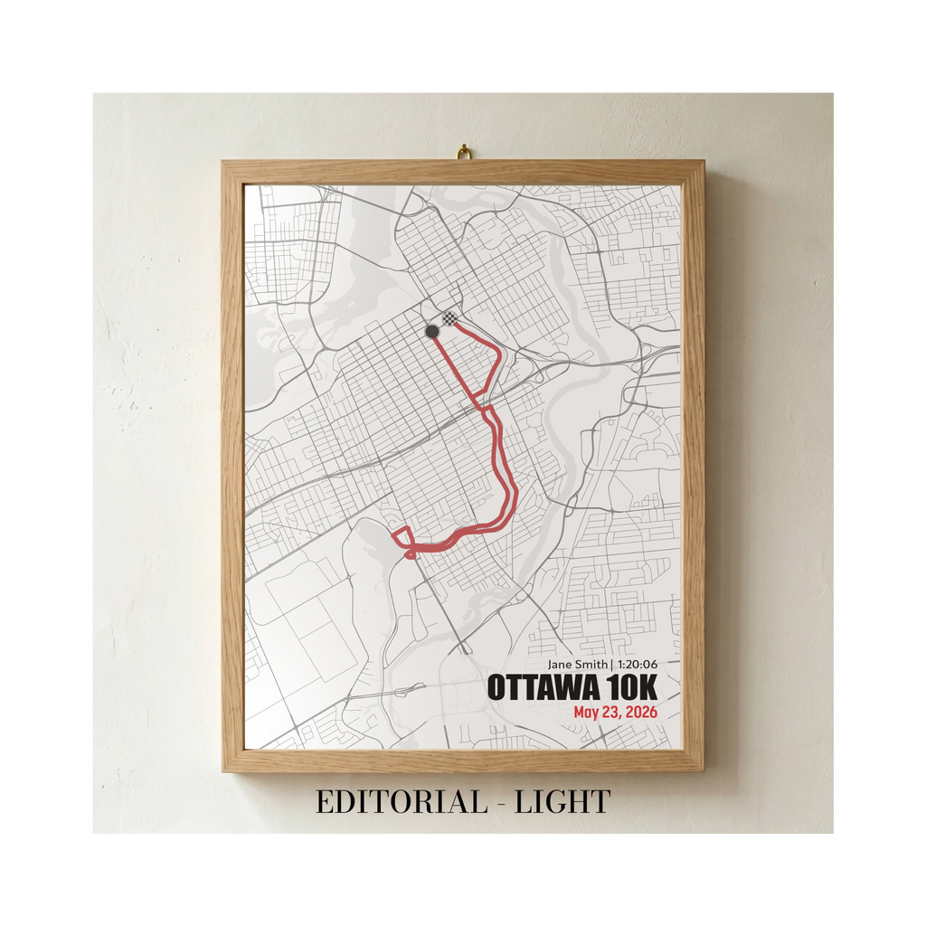 2026 Tamarack Ottawa Race Weekend Commemorative Print - Editorial Light
