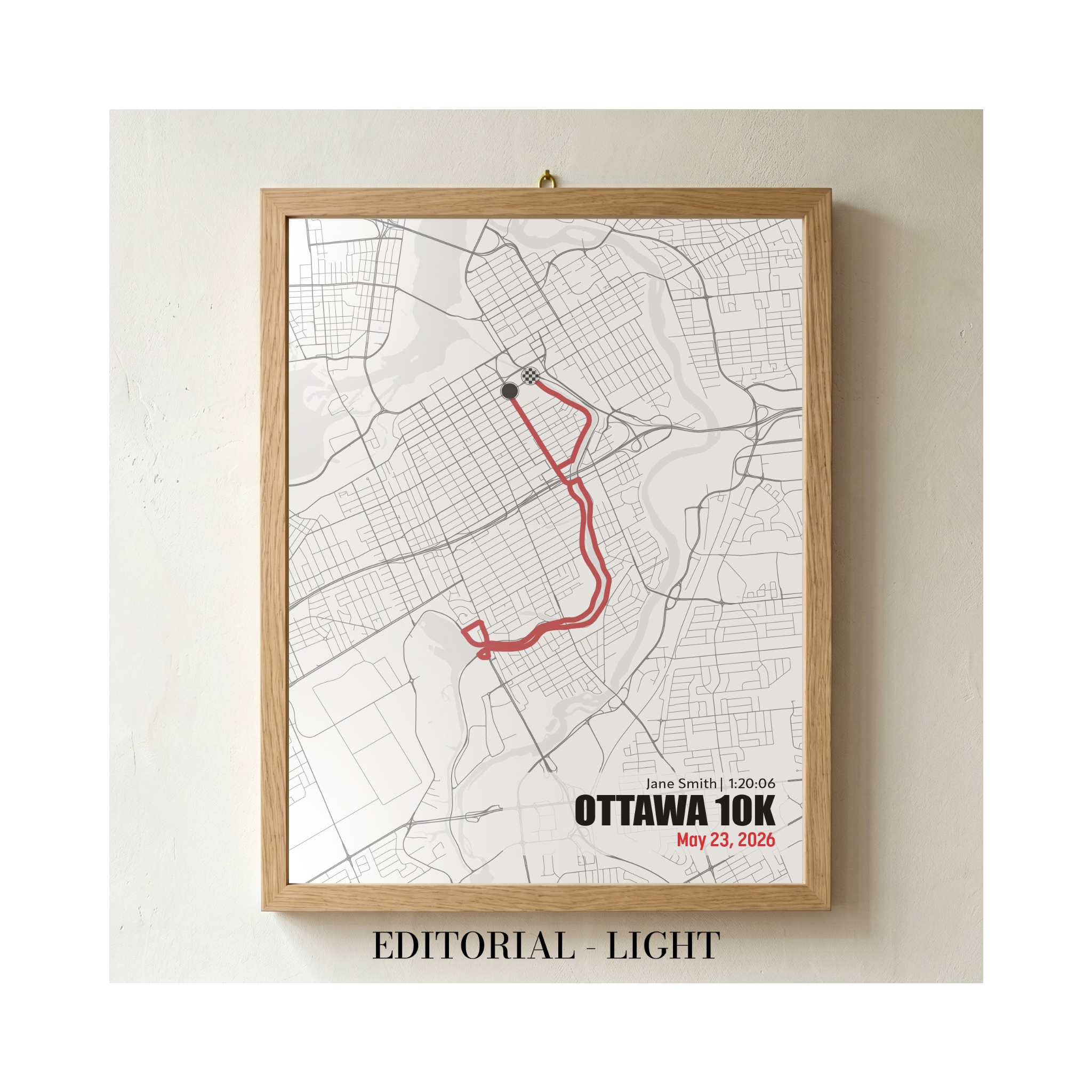 2026 Tamarack Ottawa Race Weekend Commemorative Print - Editorial Light