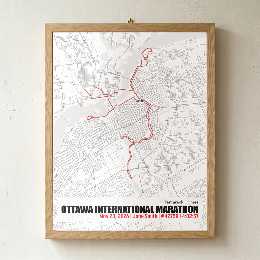 2026 Tamarack Ottawa Race Weekend Commemorative Print - Editorial Light