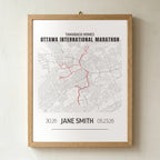 2026 Tamarack Ottawa Race Weekend Commemorative Print - Minimalist